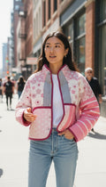 Oversized crop winter jacket