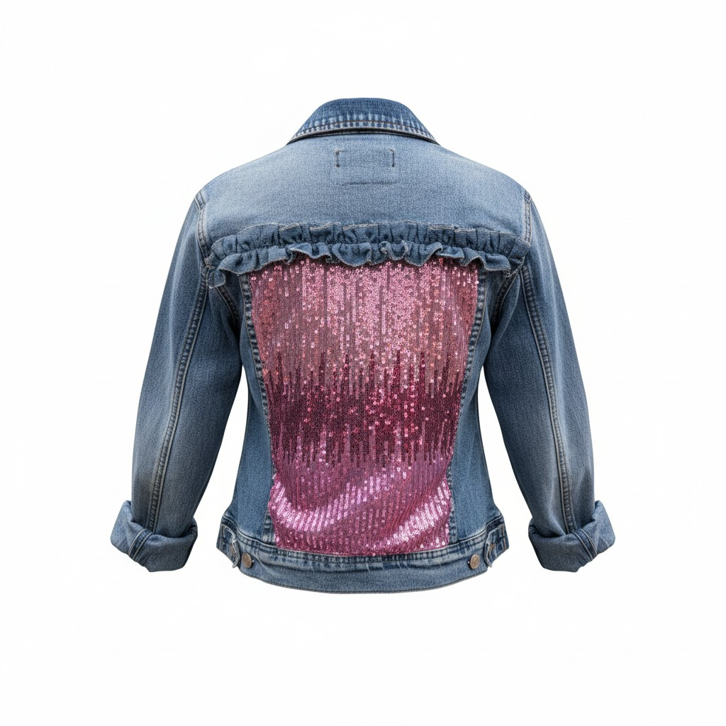 Frilly pink sequins jacket