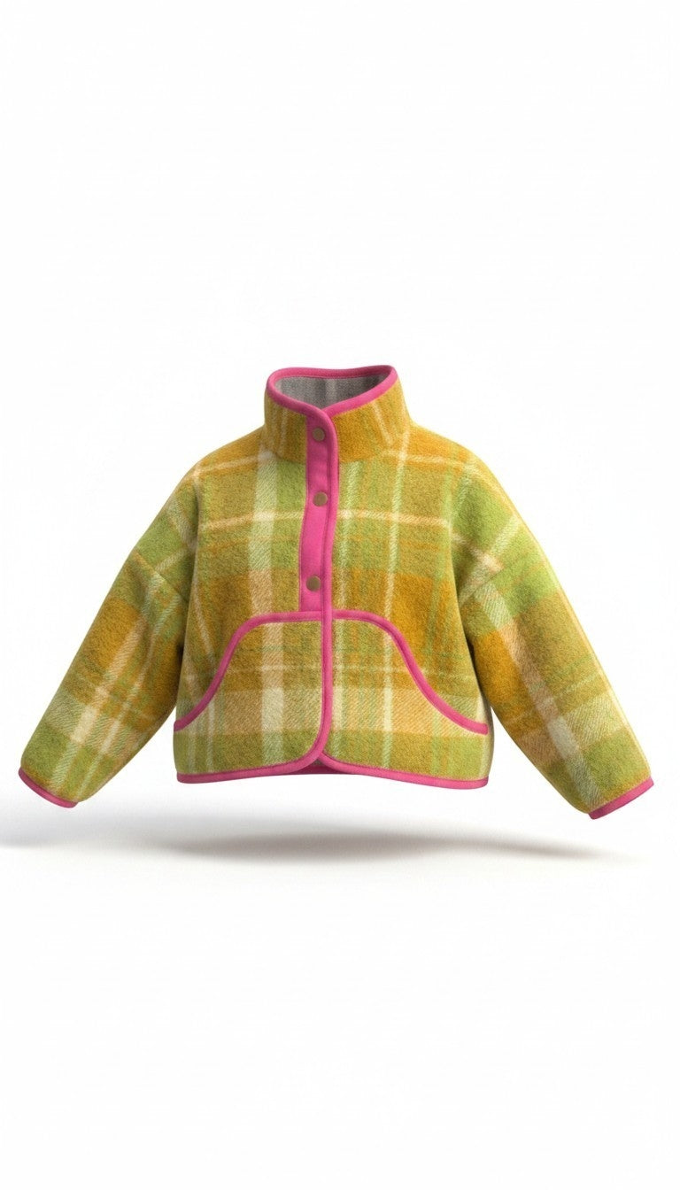 Oversized winter crop jacket