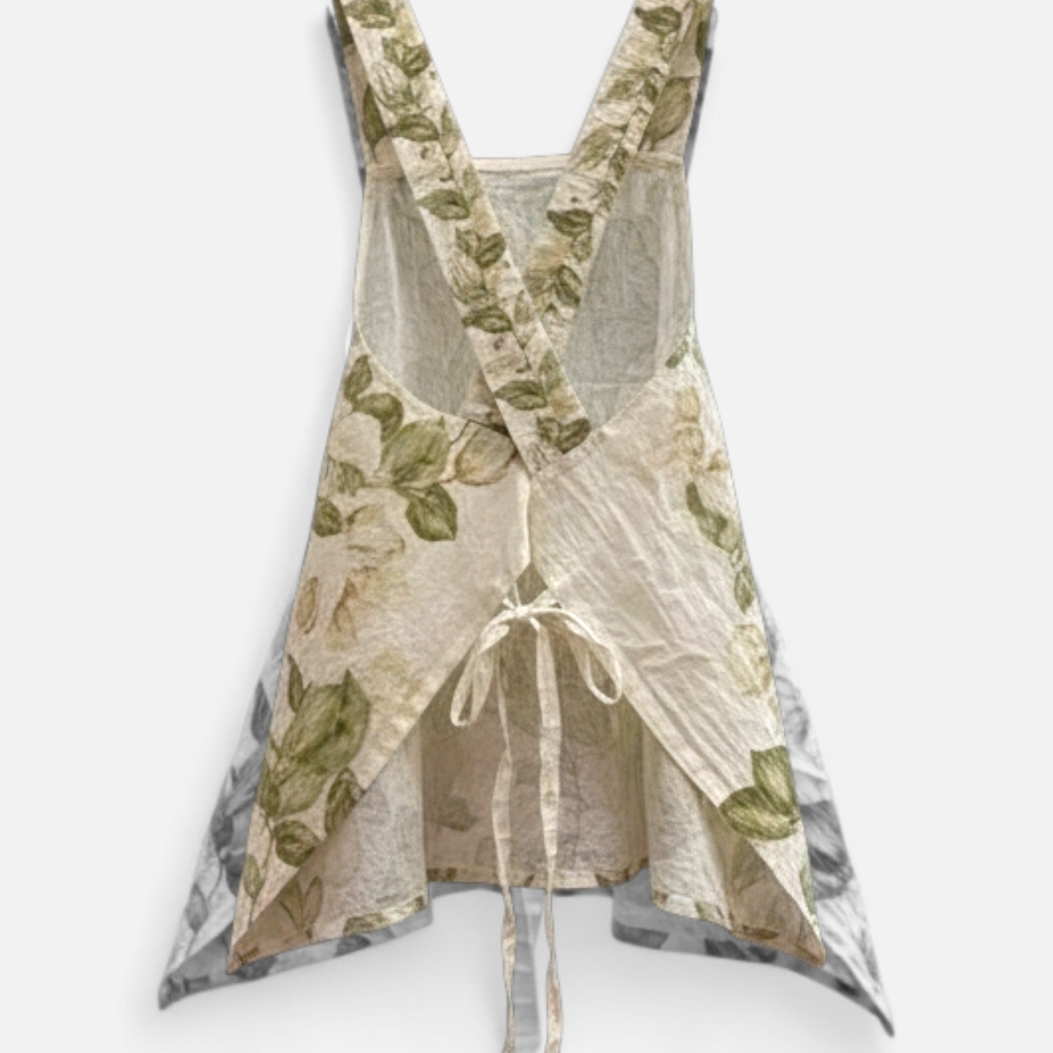 Vintage cotton cross over singlet top