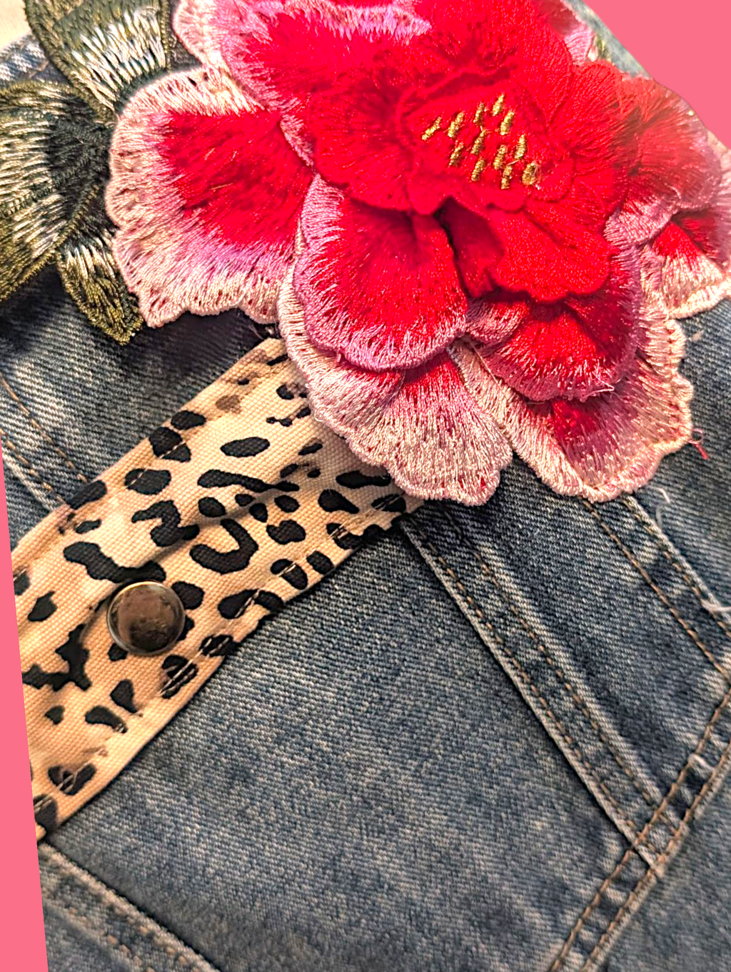 Denim short overalls