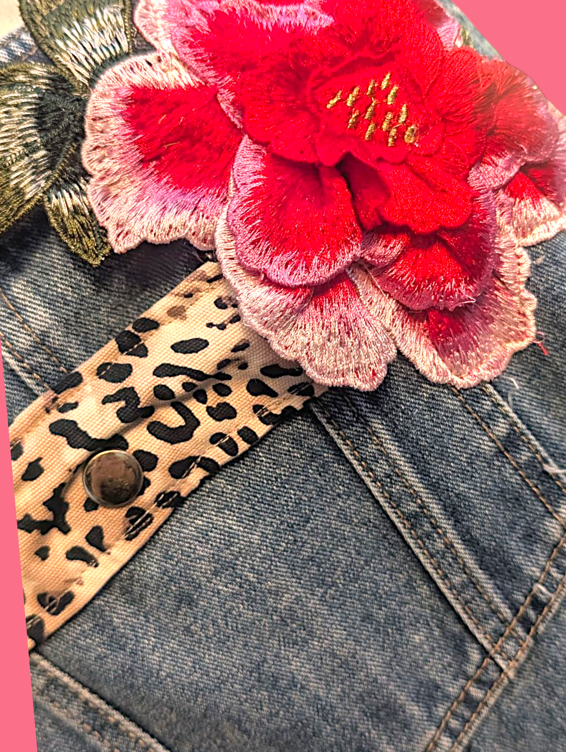 Denim short overalls