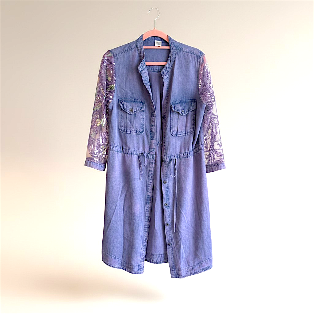 Purple sparkle dress Jacket