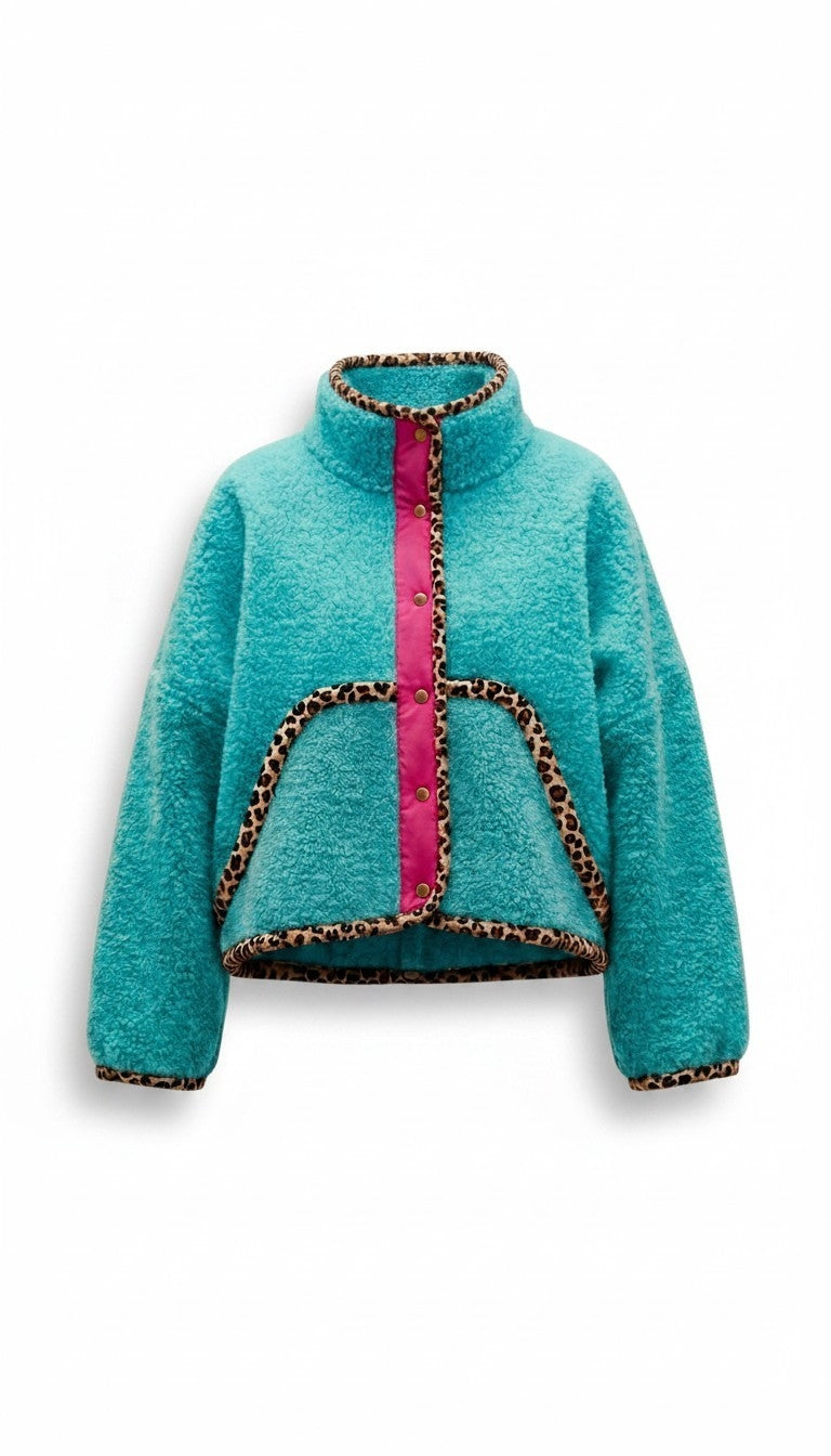 Oversized winter crop jacket