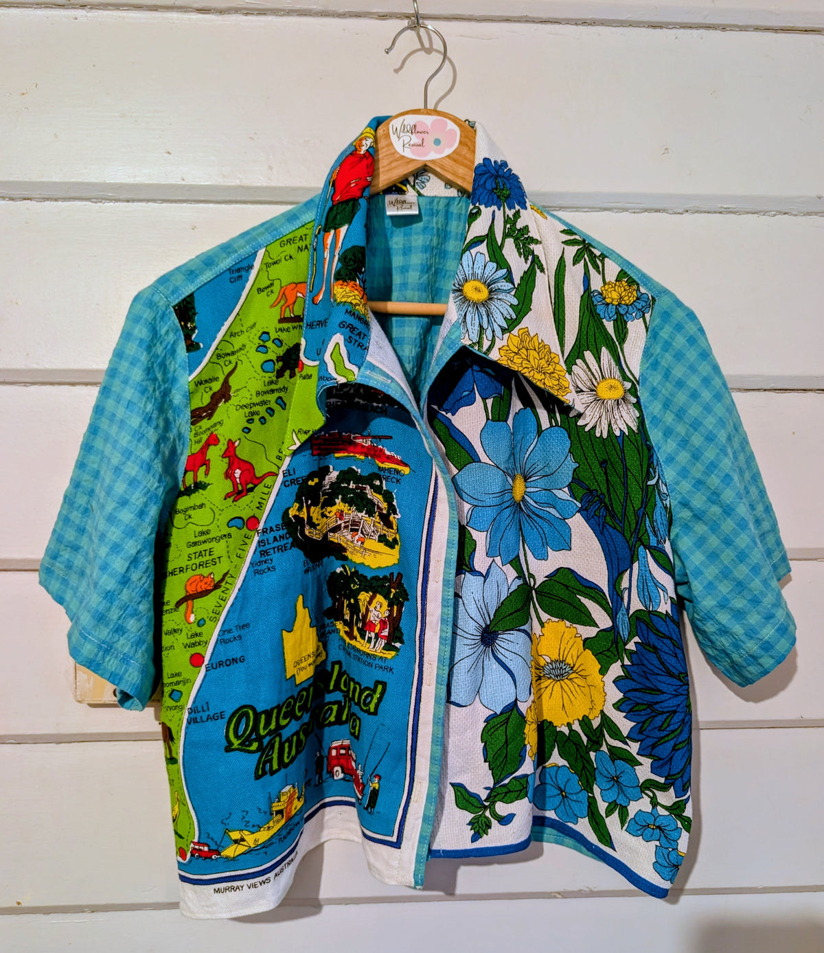 Vintage Patch Shirt - Size S/M