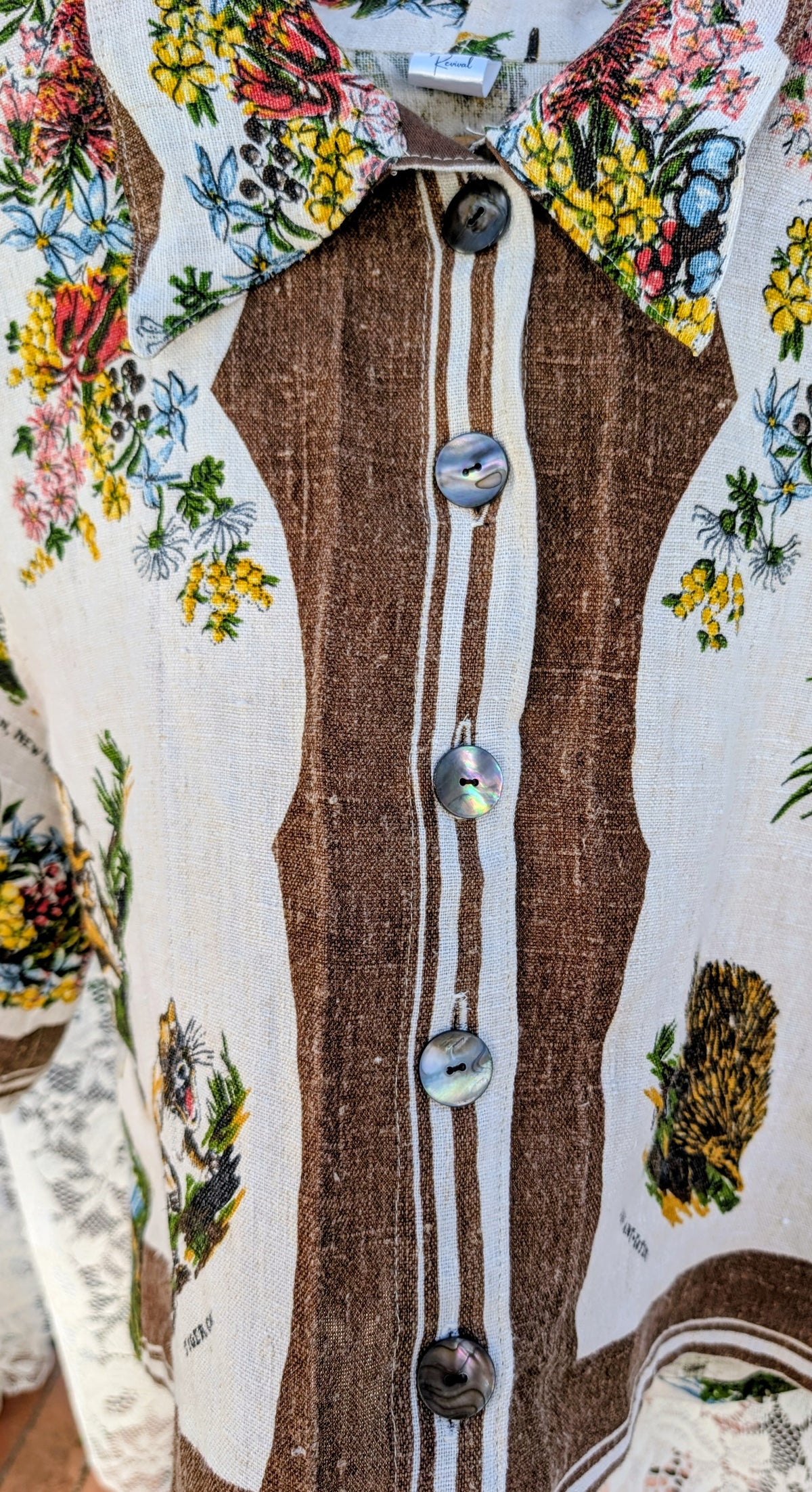 Vintage Patch shirt - Size L