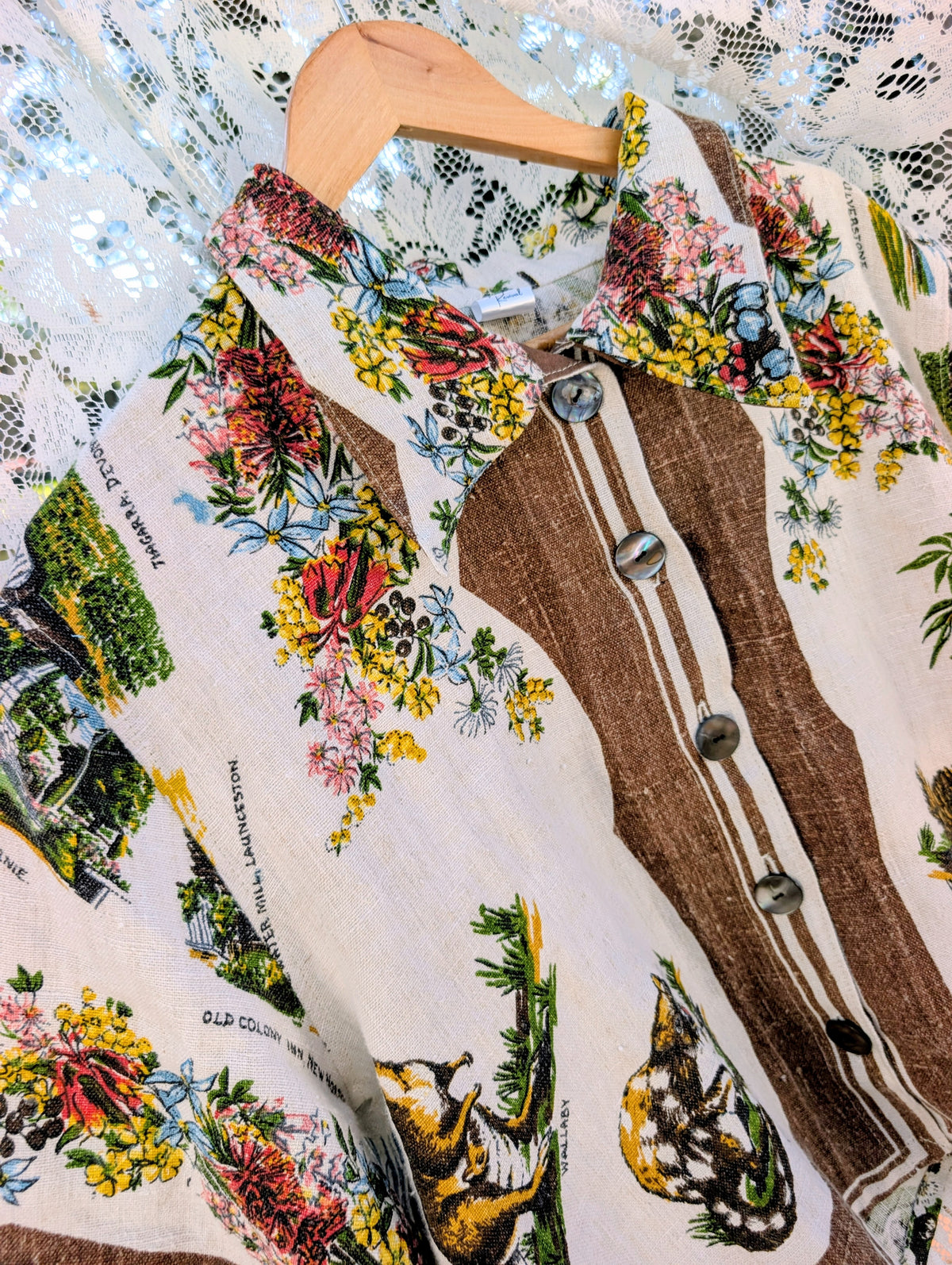 Vintage Patch shirt - Size L