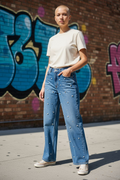 Pearl butterfly jeans