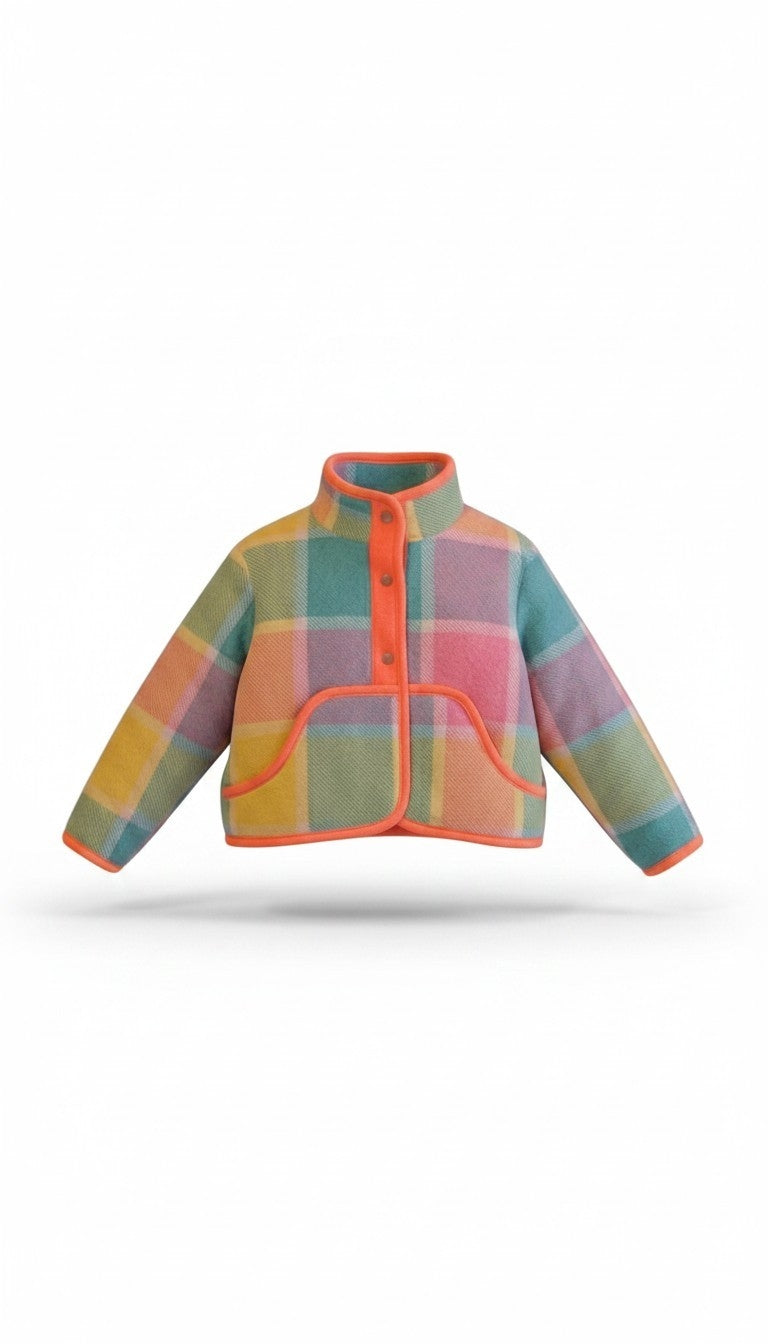 Oversized winter crop jacket