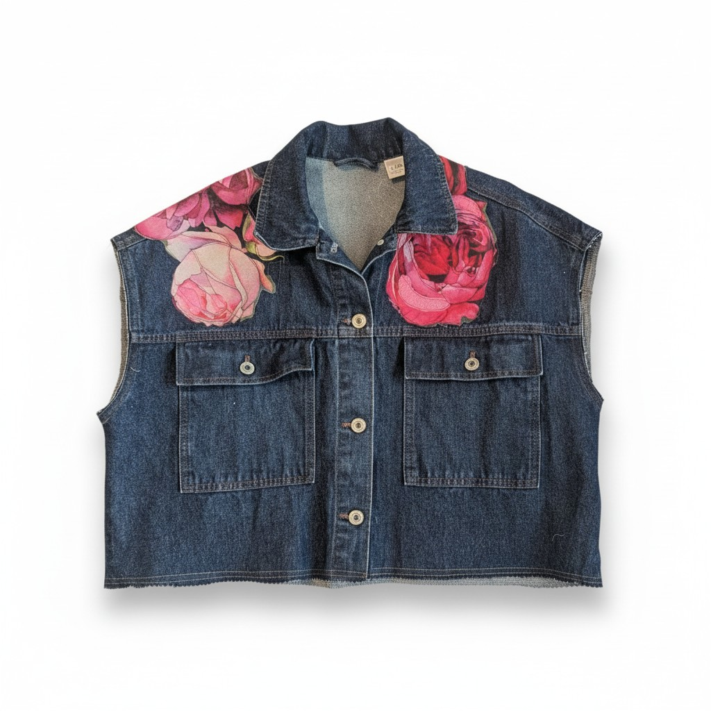 Coming up roses vest