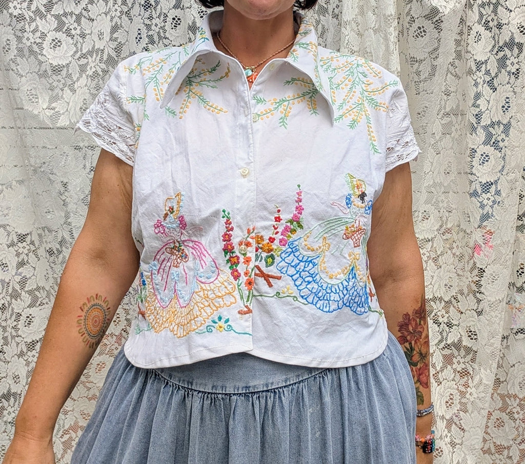 Vintage Embroidered Shirt